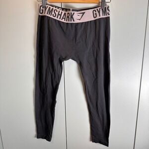 Gymshark Leggings Women's Size S‎ Gray Athletic Gym Workout Fitness Pants